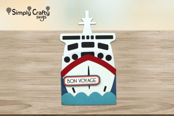Download Cruise Ship Box Card SVG - Hip Collection