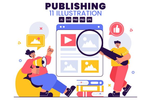 Download 11 Digital Media Publishing Illustration - Digital media Collection