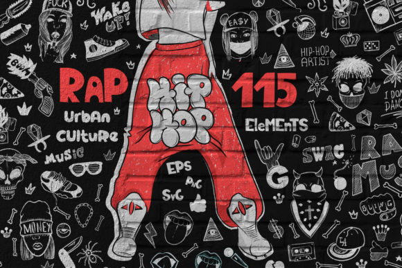 Download Hip-hop  - Musical Rap Elements - Hip Collection